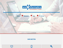 Tablet Screenshot of andynformatics.de